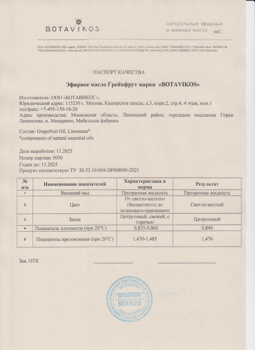 Паспорт №112023